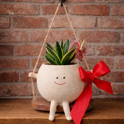 Plant Pals Swinging Planter + Plant