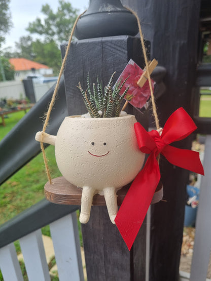 Plant Pals Swinging Planter + Plant