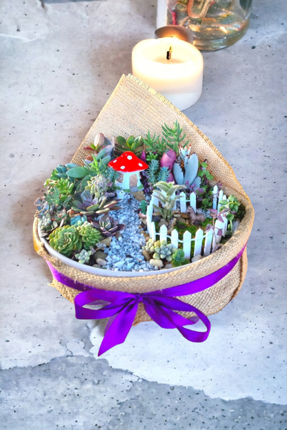 farmhouse gardens succulents Made to Order Succulent Garden Farmhouse – Gifts That Keep Giving